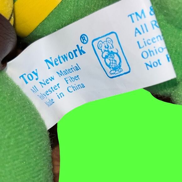 2001 Teenage Mutant Ninja Turtles Raphael Plush  Stuffed Animal 9” - Picture 4 of 8